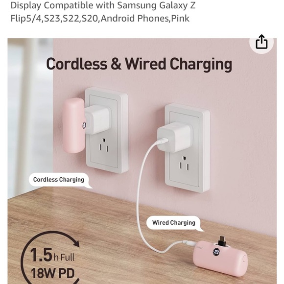 NIB Iwalk portable charger 3 colors to choose from C power bank - Picture 4 of 8